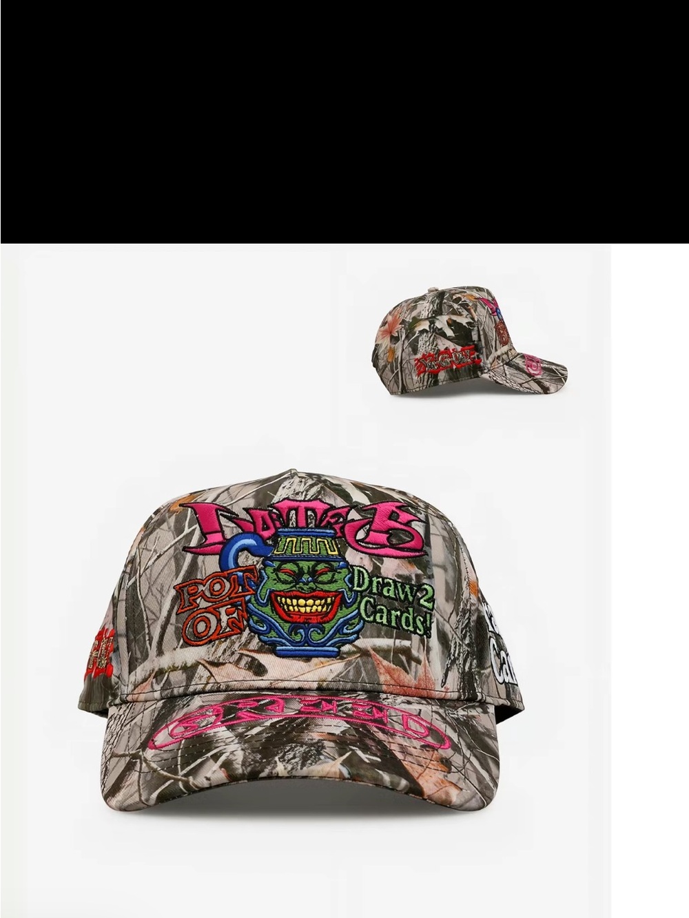 Culture kings loiter x yu-gi -oh❗️pot of greed camo snap back hat